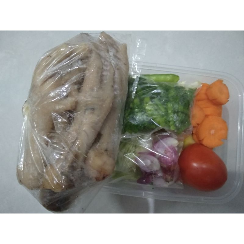 

Dapur Lanesra . Paket sayur racik instan. Sayur sop cakar