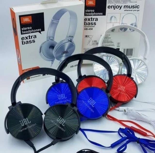 HEADSET HEADPHONE BANDO JBL XB 450 TERMURAH