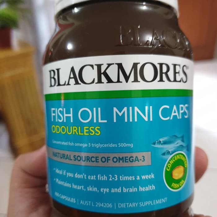 blackmores fish oil odourless mini caps 1000 mg 400 caps omega 3 omg
