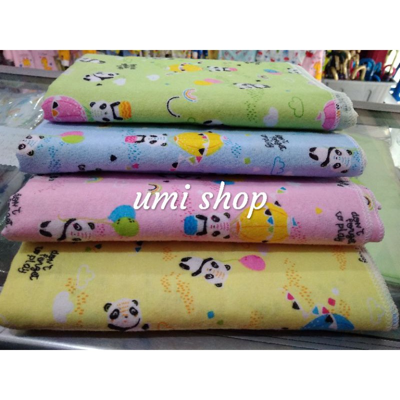 UMI SHOP { 3pcs } Bedong/barut persegi panjang halus bayi baru lahir 45x165 cm flanel