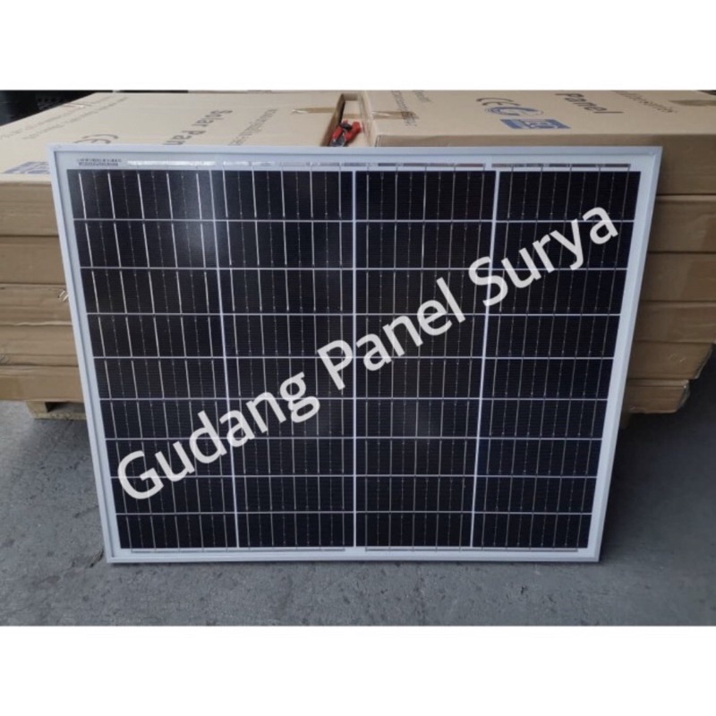 Solar Panel Surya Solarcell PV Module Maysun Mono 50WP 50wp Monocrystalline Maysun 50 wp