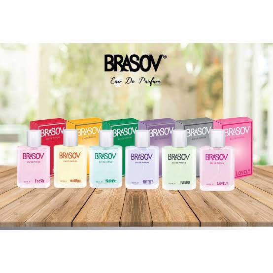 IMPORT -[100ml] BRASOV Eau De Parfum 100ml Original Halal BPOM | minyak wangi tubuh