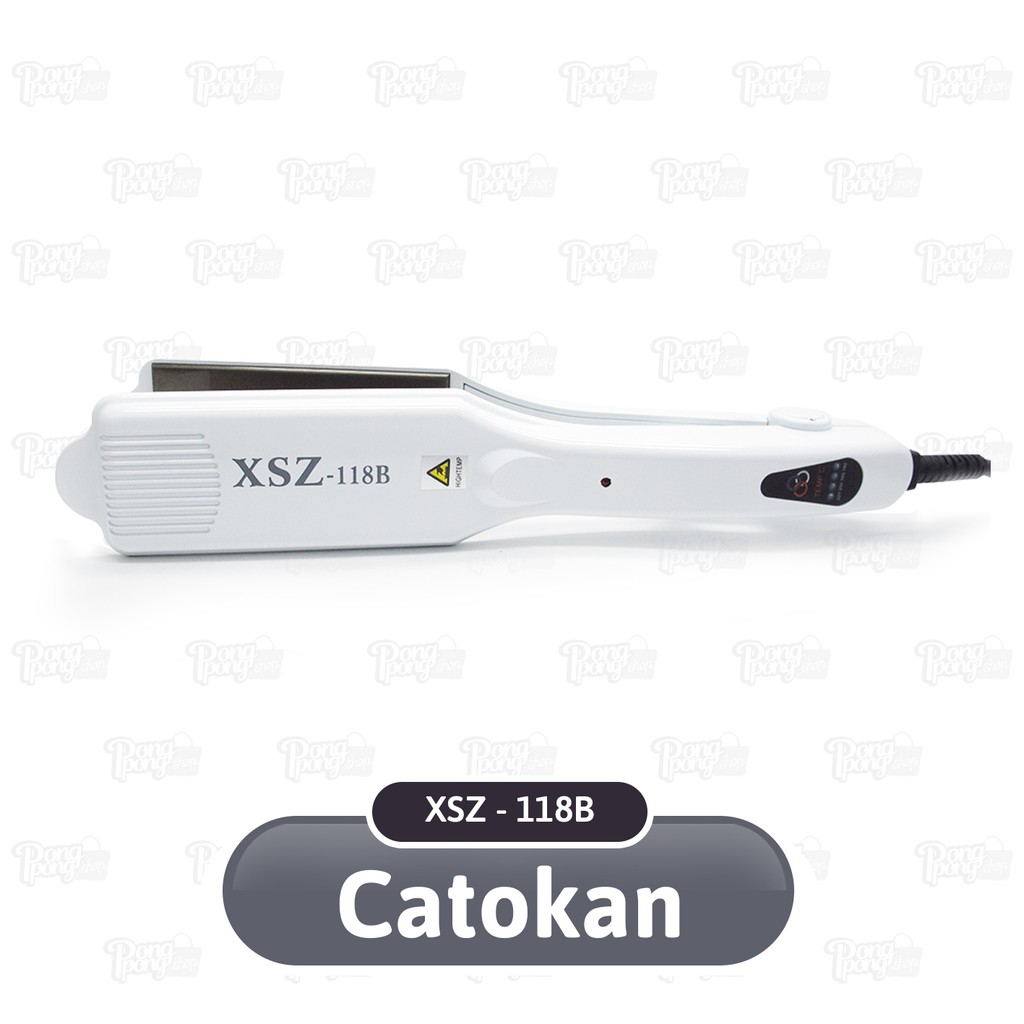 XSZ Hair Straightner 118 B White/ Catokan Pelurus Rambut
