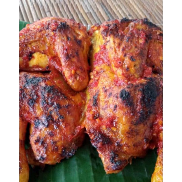 ayam bakar 1 ekor+lalapan+sambel+tahu tempe goreng