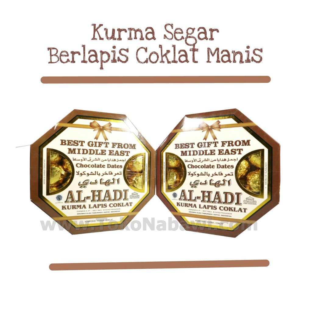 Kurma Lapis Coklat Al Hadi/Coklat Kurma Arab