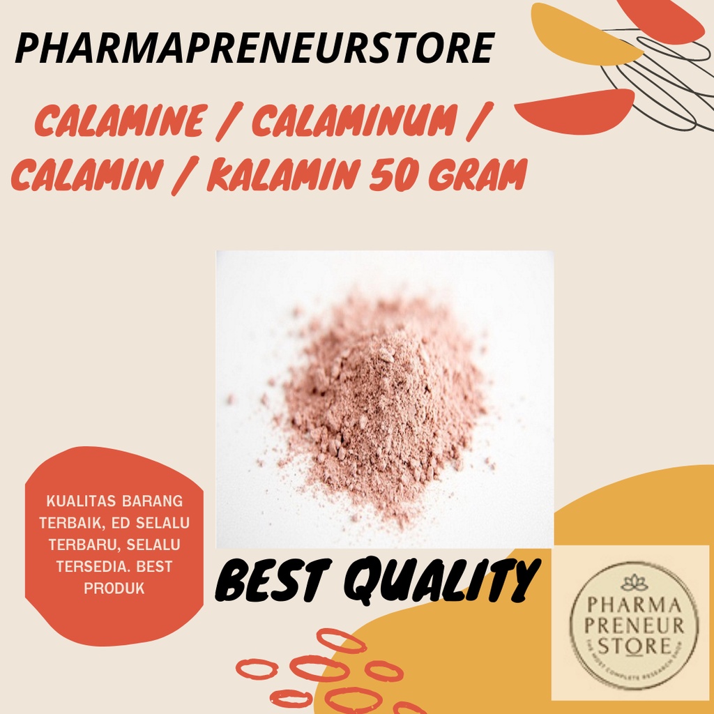 Calamin / Calamine / Calaminum / Kalamin Powder 50 gram Best Quality