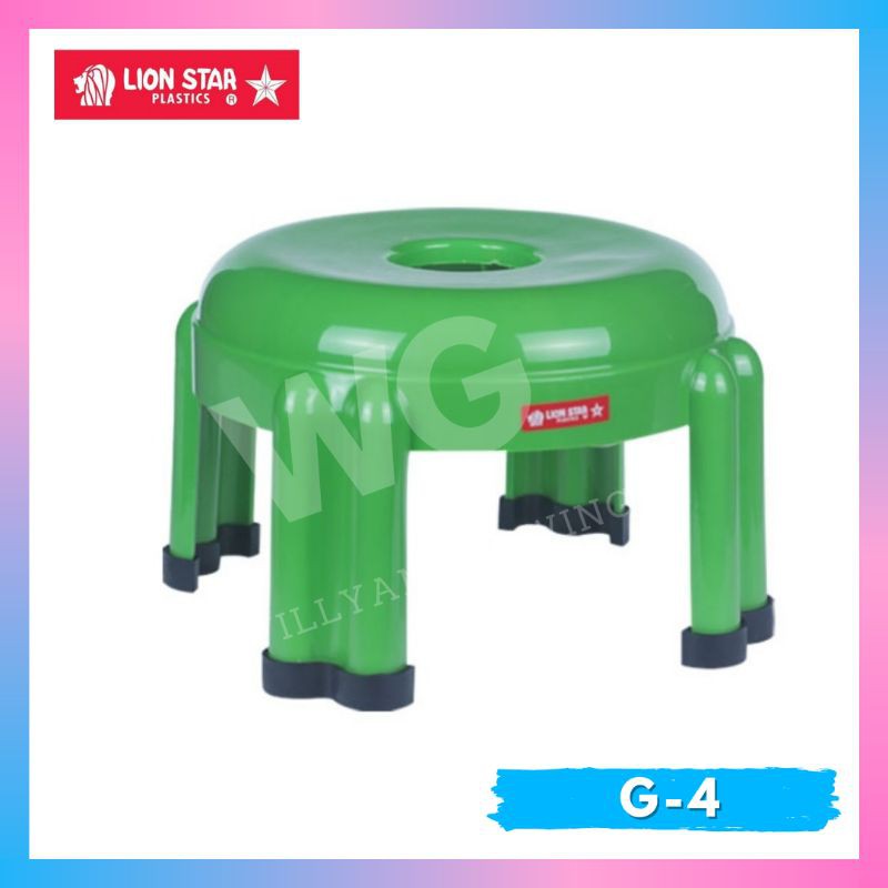 Jual Lion Star Round Stool Kursi Bangku Jongkok Plastik G Shopee