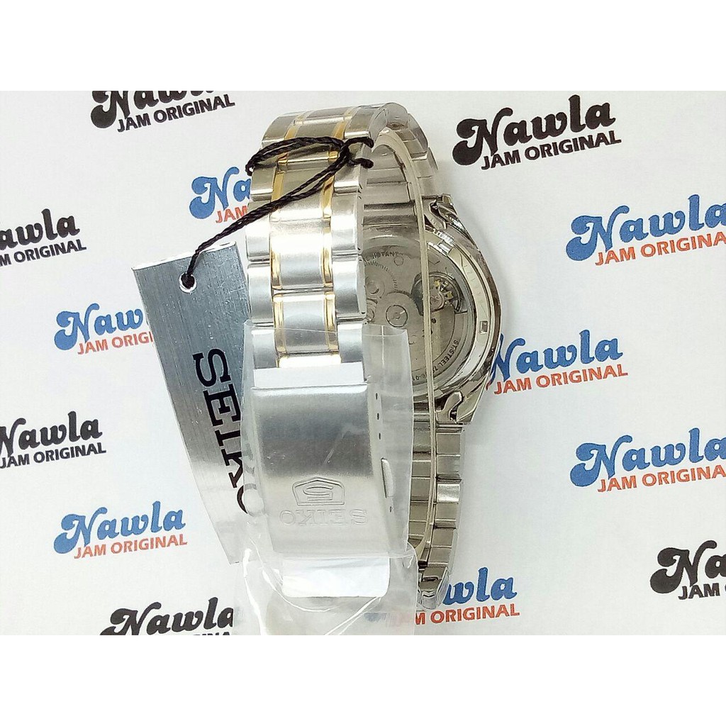 Seiko 5 SNKL47K1 Automatic White Dial - Jam Tangan Pria SNKL47