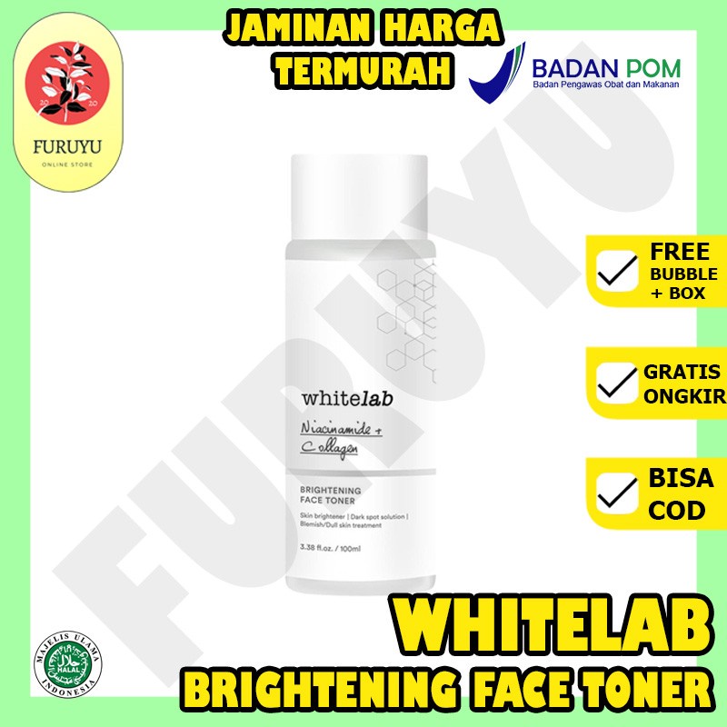 Whitelab Brightening Face Toner Whitening Perawatan Kecantikan Wajah