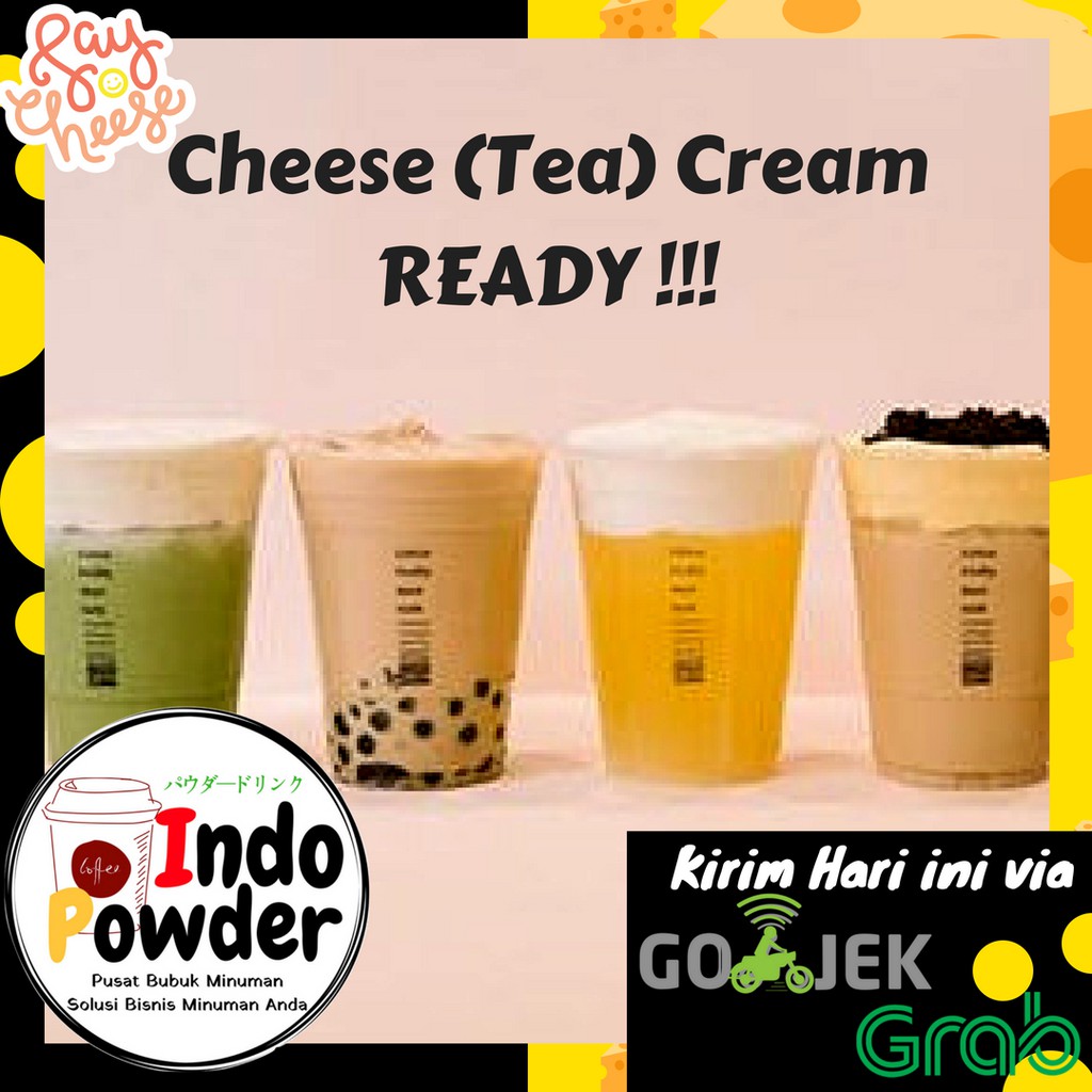 PREMIUM Cheese Tea Cream 1Kg / Cheese Cream 1Kg / Cream Cheese tea 1 Kg / Bubuk Cheese Tea 1kg