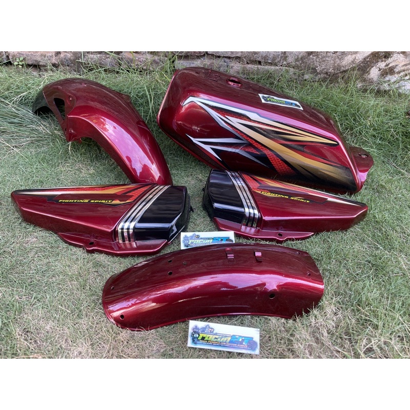 BODI BODY SET RX KING 2005 merah Maron candy