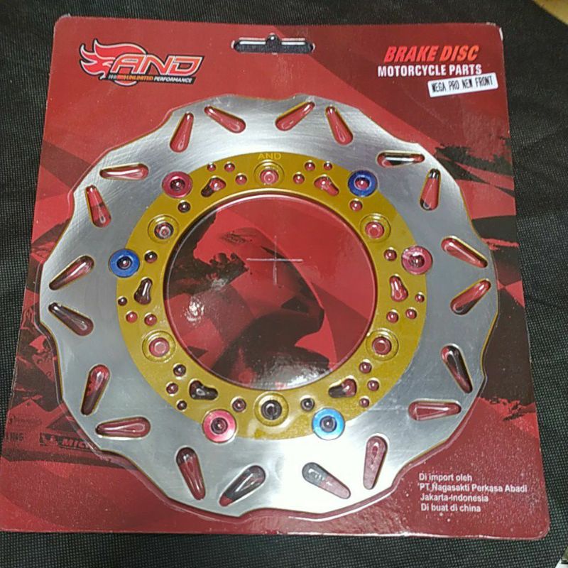 Piringan cakram depan megapro new/ cb150r verza-standar variasi