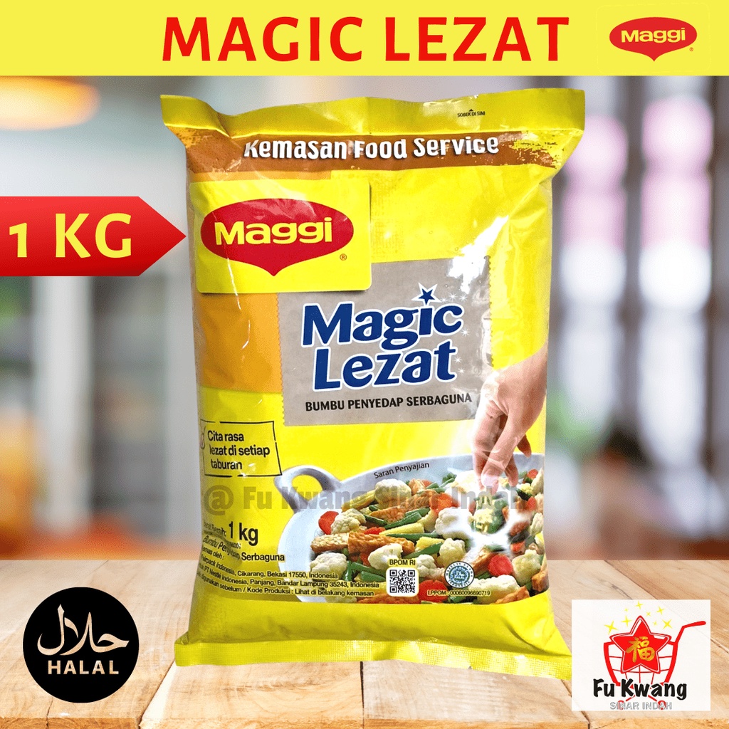 

Maggi Magic Lezat 1 kg / Bumbu Penyedap Rasa Serbaguna