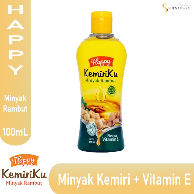 Jual Minyak Rambut Kemiri Happy 100 Ml Expired Januari 2024 Indonesia Shopee Indonesia