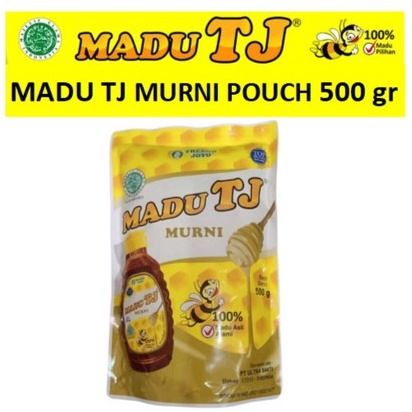 

Madu TJ Murni Refill //Kemasan Pouch 500 Gram // Madu Tresno Joyo 100% Original // MADU MURNI // MADU HUTAN