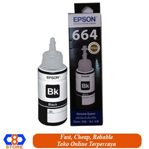 TINTA EPSON ORIGINAL L100 L110 L120 L300 L310 664 T664 T6641 BLACK