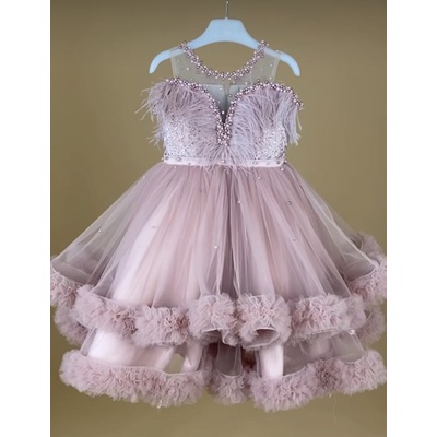 gaun request order bulu dress bayi neychan