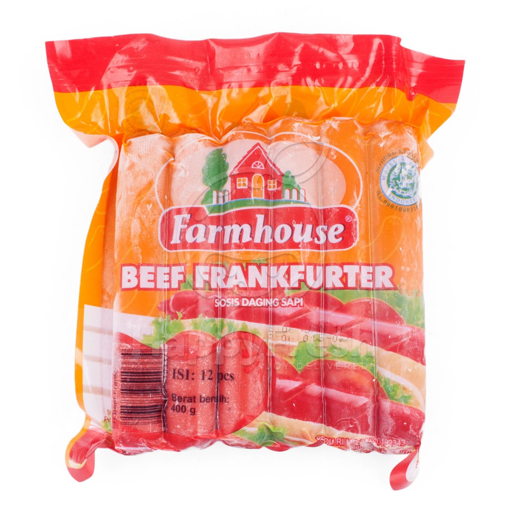 

FARMHOUSE BEEF FRANKFURTER 12PCS