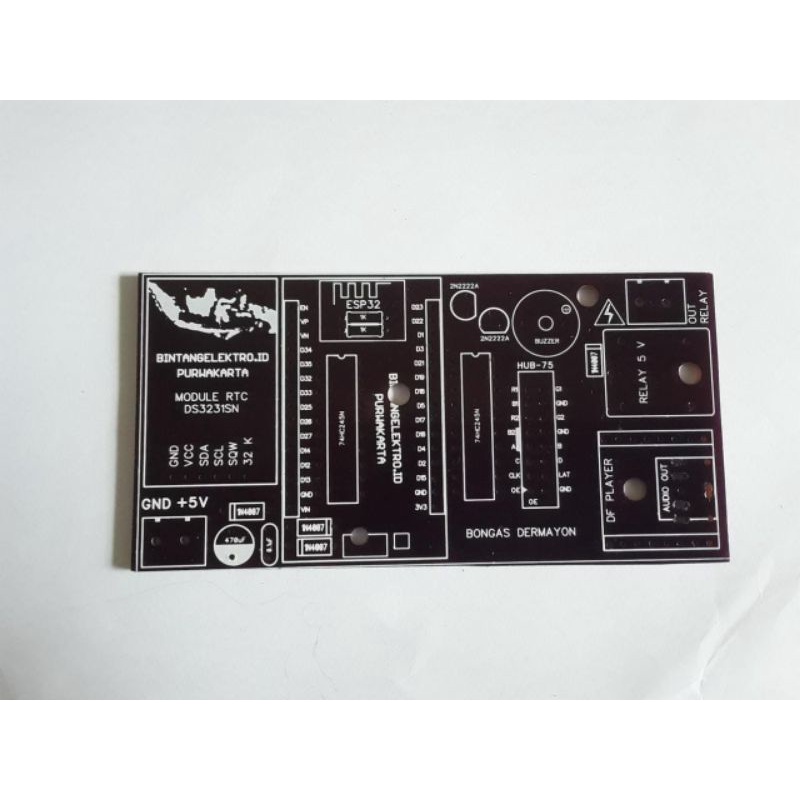 PCB JWS ESP32 board support auto mp3 tartil led panel P5 dan P10 RGB