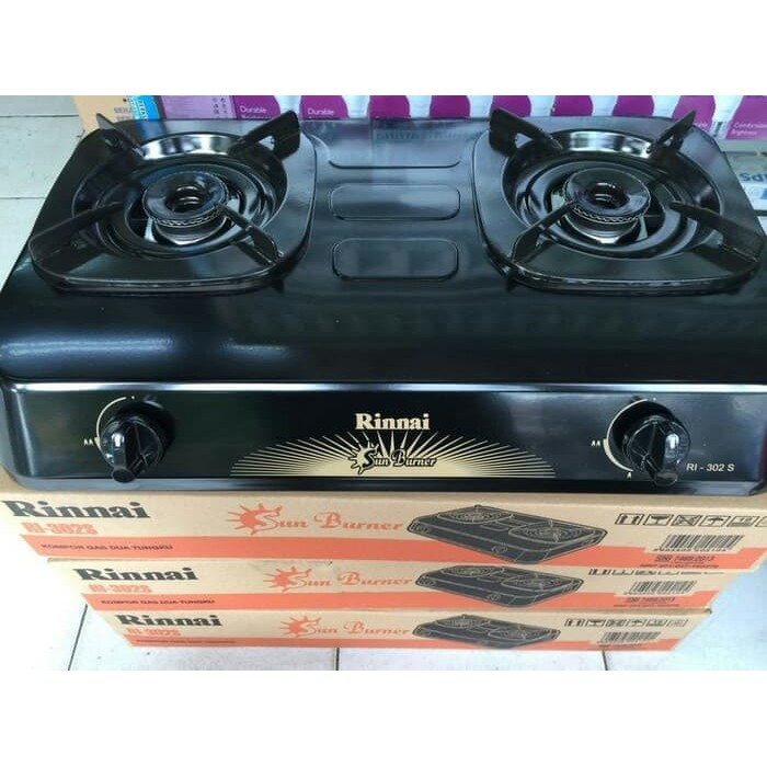 KOMPOR GAS RINNAI RI 302S / RI302S / RI 302 S [2 TUNGKU] (GARANSI RESMI)