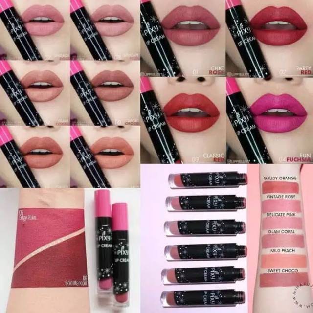 Lip Cream Pixy Matte / Lipstik matte Pixy / Pixy original