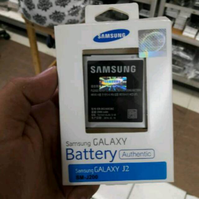 Batre Baterai Samsung J2 / J200 Original 100% Batrei Battery Bateri Batt Samsung J 2 / J 200 Ori 100