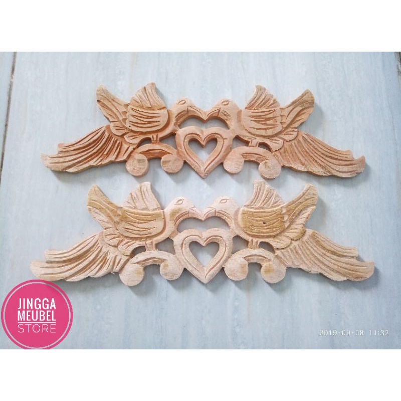 Ornamen Ukir Kayu Ornamen Tempel Ukiran Kayu Motif burung