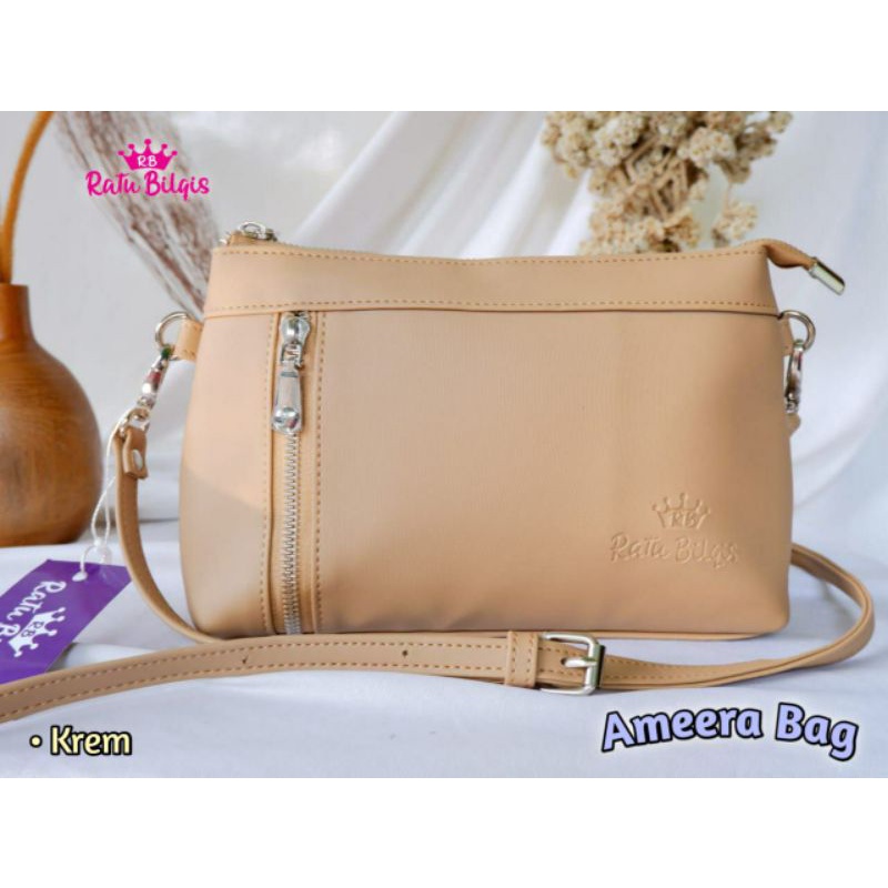 AMEERA BAG CHOCOLY BY RATU BILQIS TAS SLEMPANG KERJA HARIAN