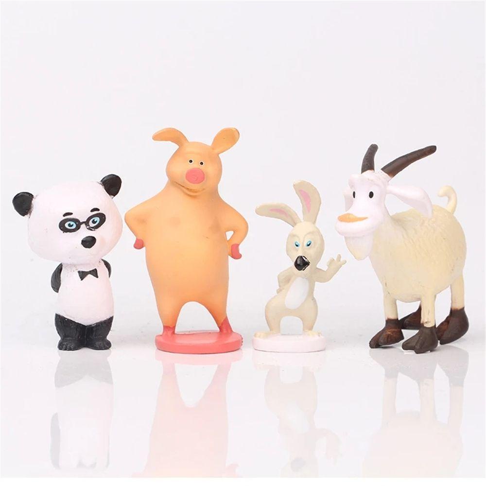 Kado Anak Agustin Masha and The Bear Mainan Anak Kado Natal Dekorasi Boneka Mainan PVC Model Angka