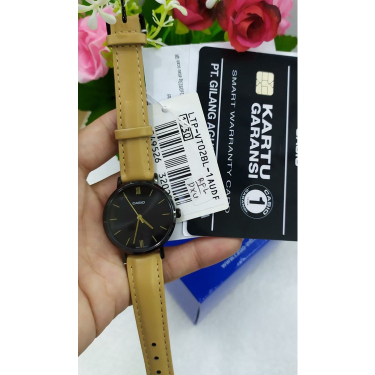 Jam Tangan Casio Wanita Analog Original LTP-VT02BL-2AUDF/ ltp-vt02bl-4audf / ltp-vt02bl-3audf / ltp-vt02bl-1audf