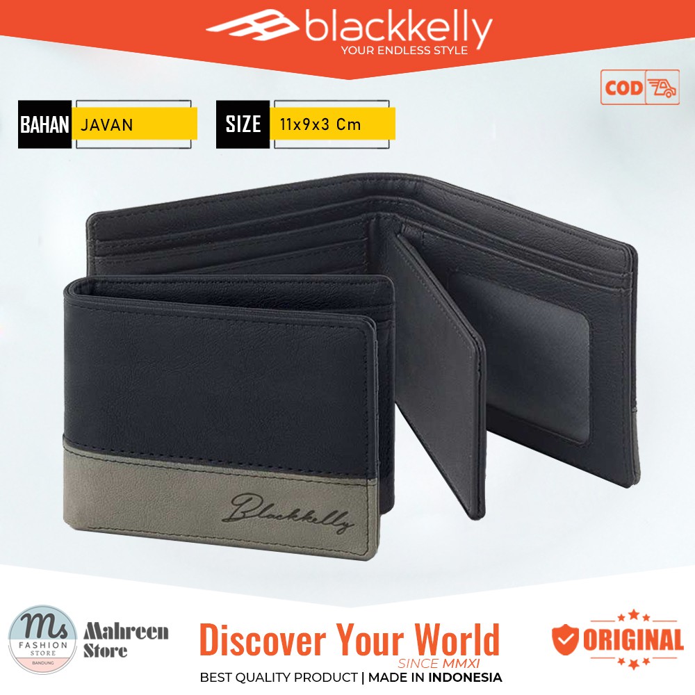 Dompet Pria Dompet Lipat Dompet Casual Pria Original Blackkelly | 456