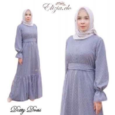 ꧁𓊈𒆜𝔢𝔩𝔦𝔷𝔦𝔞.𝔠𝔩𝔬 𒆜𓊉꧂GAMIS BRUKAT KEBAYA TILE MAXY DRESS BUSUI WANITA MUSLIM BROKAT DOTTY MURAH GAMIS BR