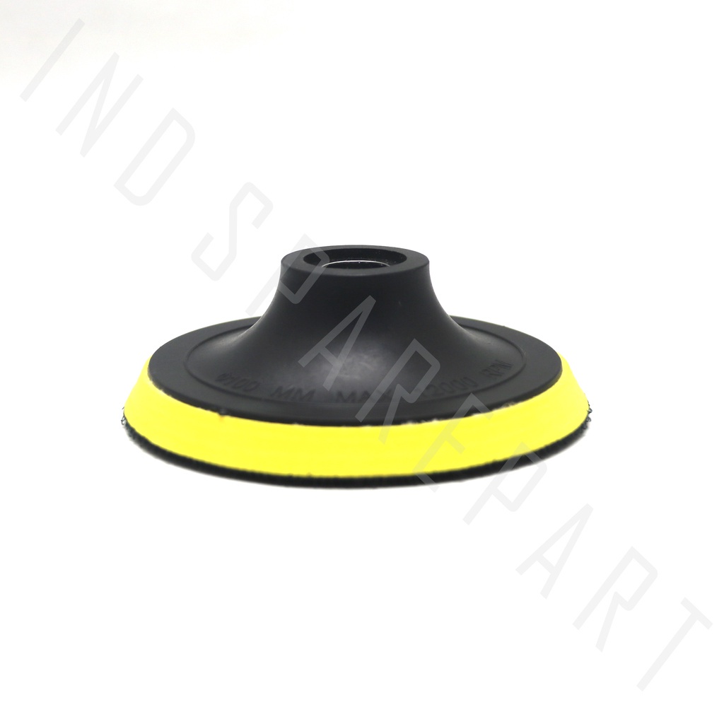 Tatakan-Rubber Pad Velcro-Gerinda Tangan Bulat Perekat Amplas-Polishing M10-4In-4 Inch-4