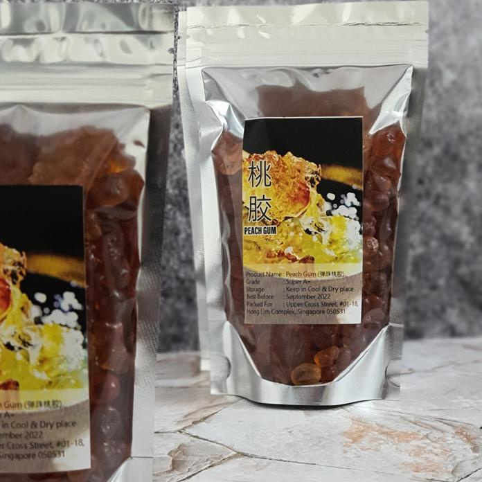 

PEACH GUM PREMIUM SUPER GRADE A (TAO JIAO) 250GRAM