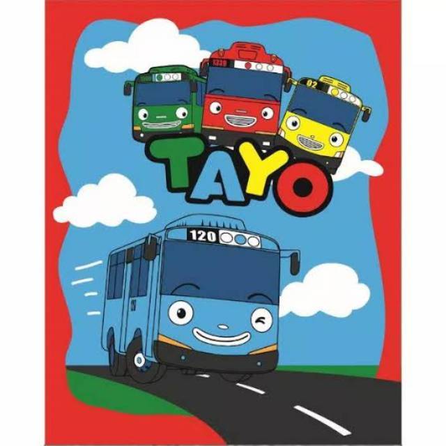 Internal Selimut Tayo Uk. 160×200 (Frozen, Tayo)