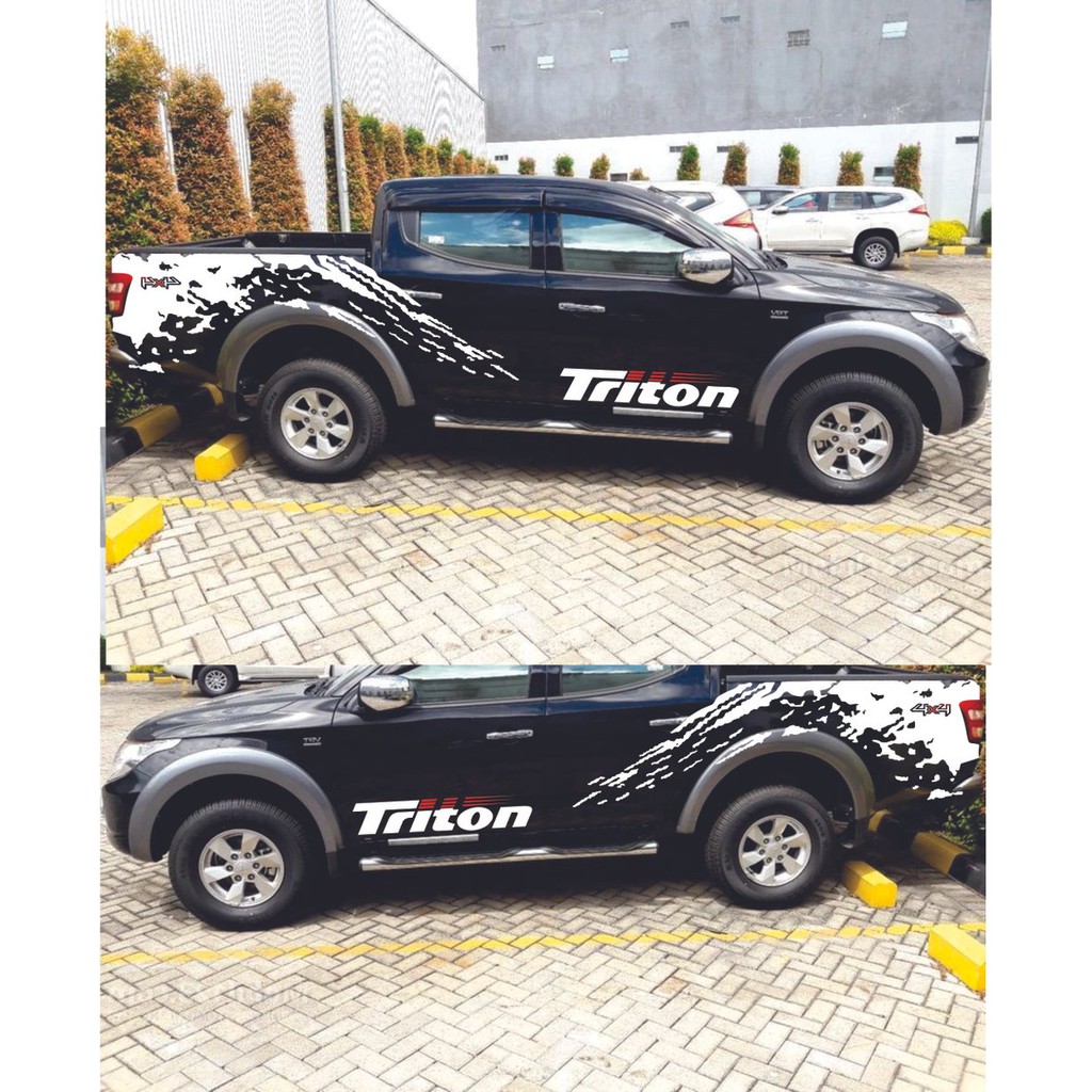 Mobil Cutting Stiker Mitsubishi Triton Shopee Indonesia