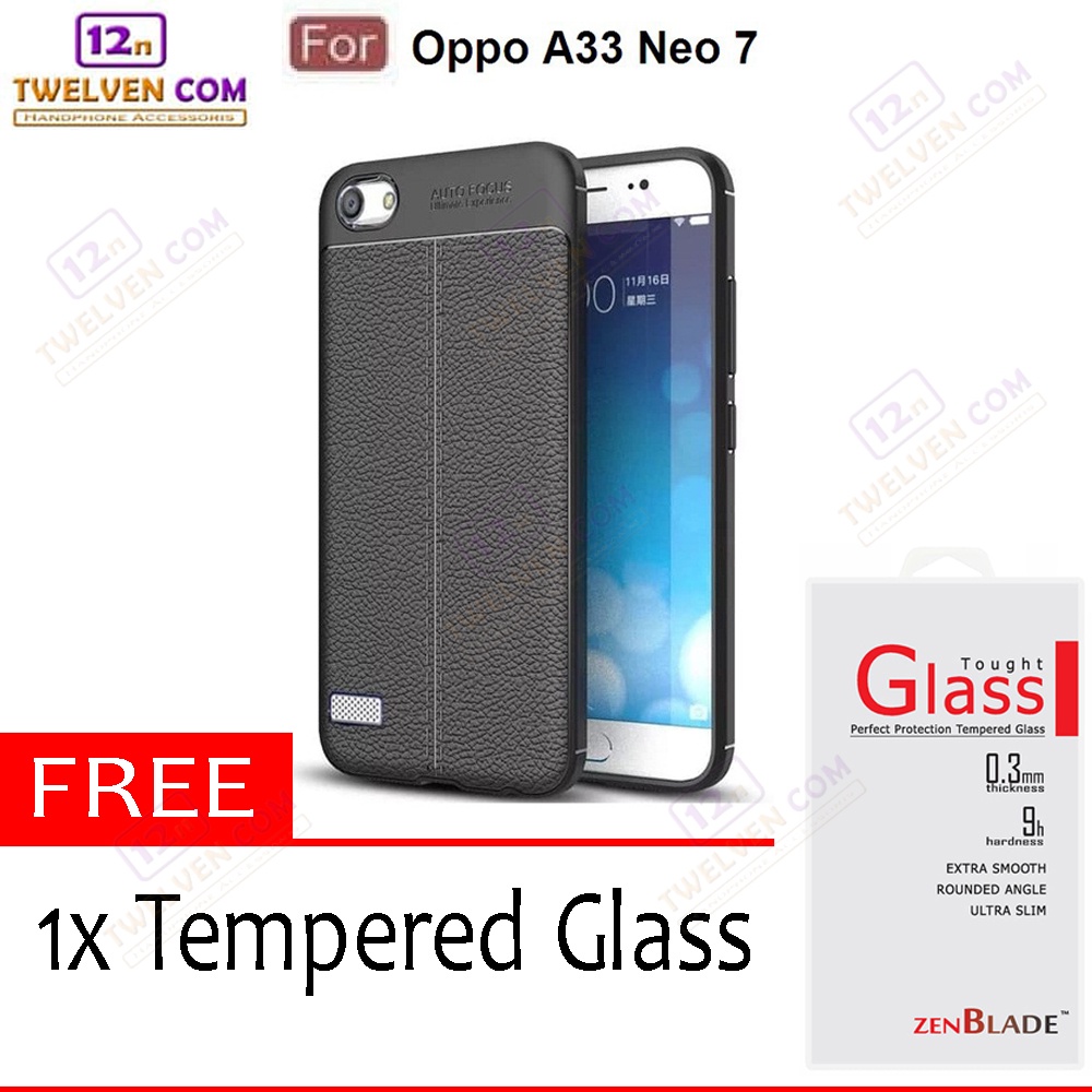 [FLASH SALE] Case Auto Focus Softcase Oppo A33 / Neo 7 - Free Tempered Glass