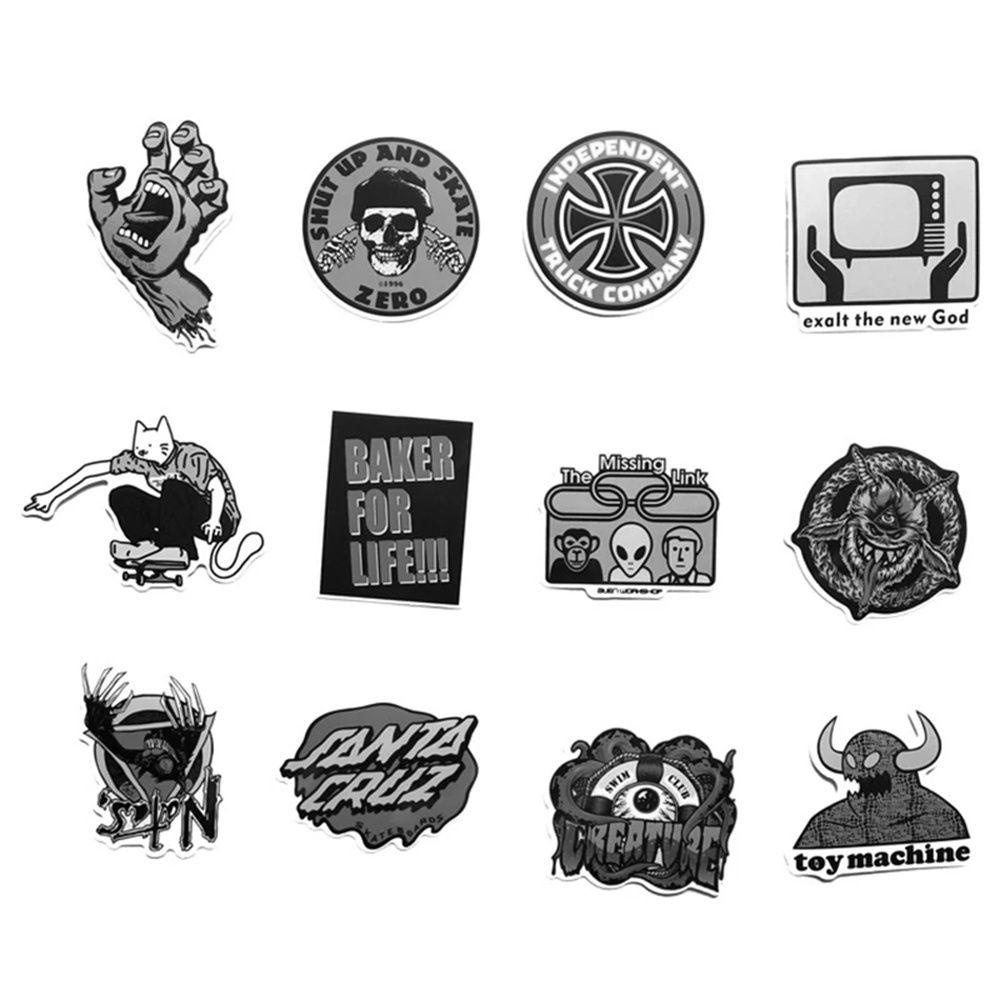 Stiker Logo Merek Agustina Multi Use Skateboard Decals Laptop Graffiti Stiker Alat Tulis Sticker Stiker