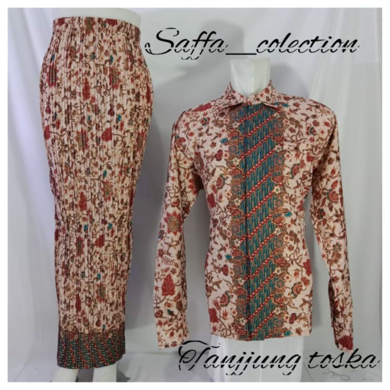 baju couple/kemeja batik couple/prisket batik couple