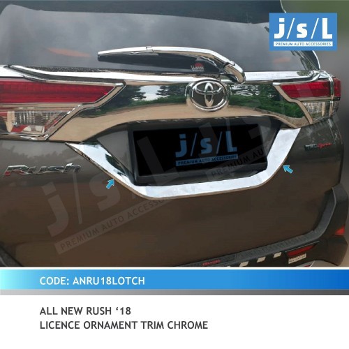 License Ornament All New Rush 2018 chrome