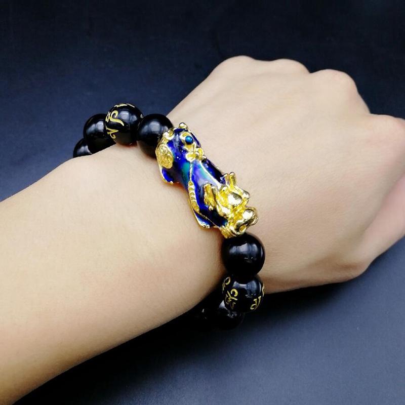  Gelang PiXIU  Plated 999 9 Gold 3D untuk Wanita Shopee 