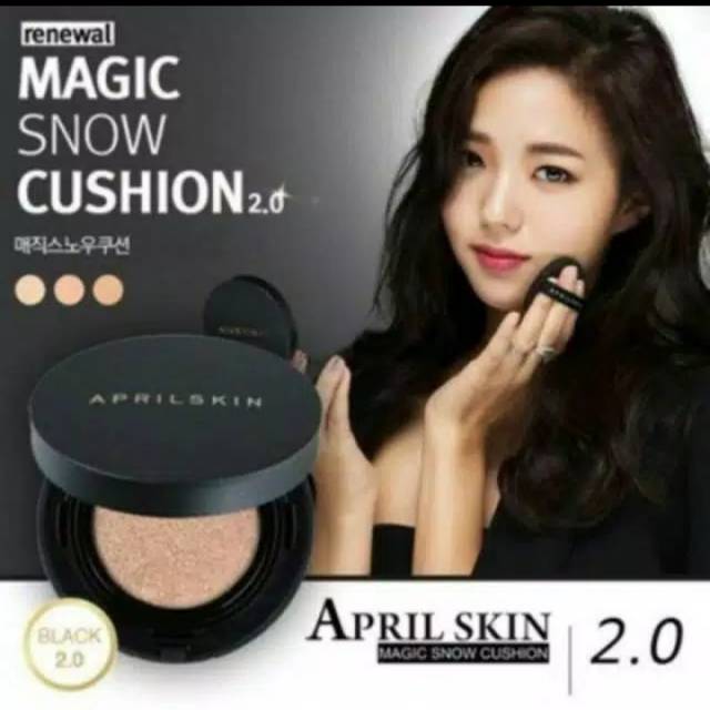 APRIL SKIN BLACK MAGIC SNOW BB CUSHION Promo