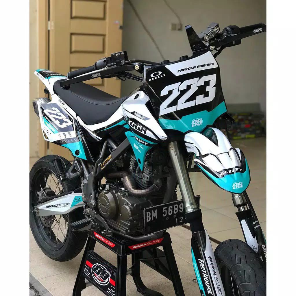 DECAL STIKER KLX BF / D'TRACKER /KLX OLD/GORDONS  FULL BODY DESAIN SUKA-SUKA