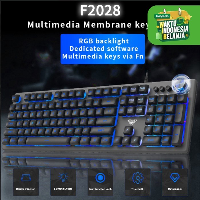 AULA F2028 RGB Keyboard Gaming Macro Software