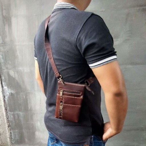 Tas KULIT SAPI ASLI (weistbag )