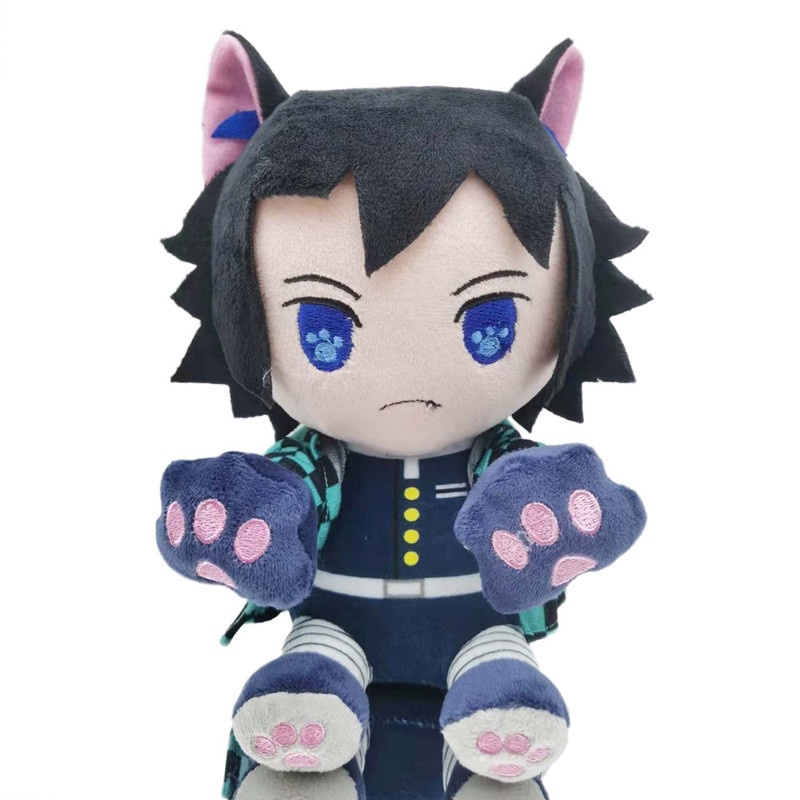 Mainan Boneka Plush Manga Demon Slayer Tanjirou Kamado Nezuko Zenitsu 20CM Untuk Hadiah Anak