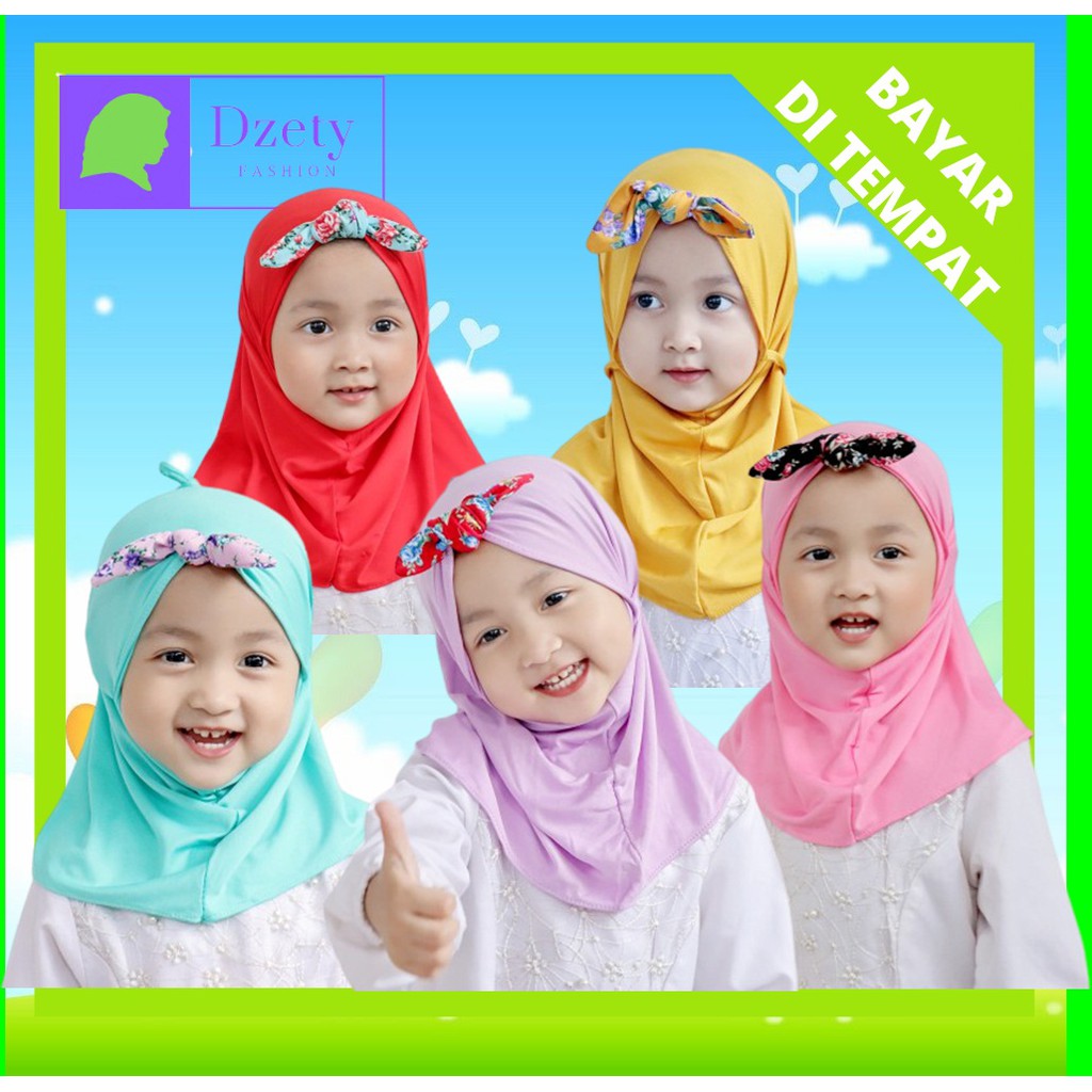 [COD] HIJAB ANAK ISMA ORI BY APNA - JILBAB ANAK JERSEY MUTIARA PAUD TK LUCU