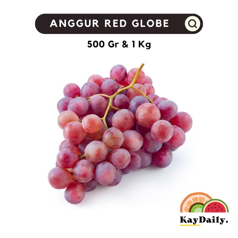 

BUAH ANGGUR MERAH RED GLOBE RRC IMPOR (BIJI)