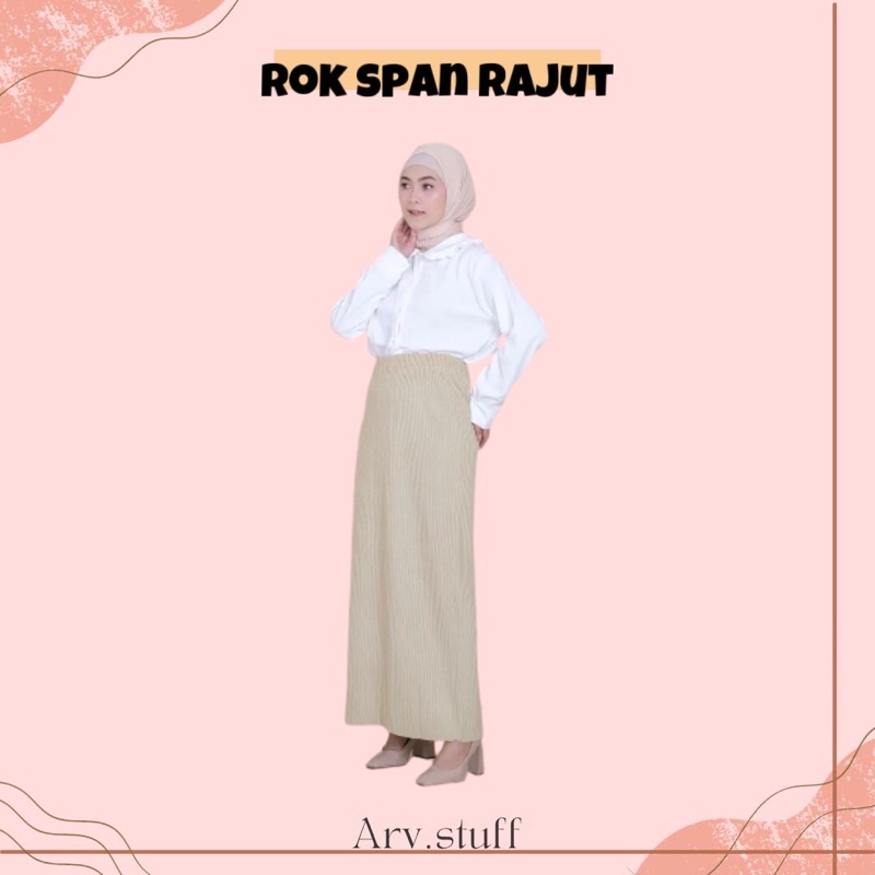 Rok Span Rajut Premium / Ready stok knitted rok wanita kekinian rok viral paling laris termurah anti melar rok kualitas premium super best seller ramping no cebol slim