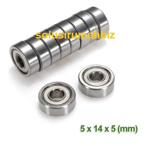 laker od 14mm id 5mm tebal 5mm laher bering Ball bearing 14 x 5 x 5